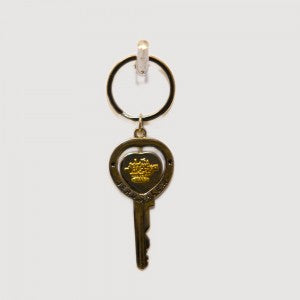 Jerusalem Heart Key Shaped keychain