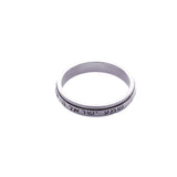 Shema - Sterling Silver Thin Spinning Ring