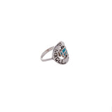 Opal Hai in Blessing Circle Sterling Silver Ring