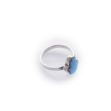 Hamsa Hand Opal Sterling Silver Ring