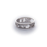 Shema Cutout Sterling Silver Ring