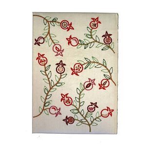 Embroidered Hard Cover Notebook - Large