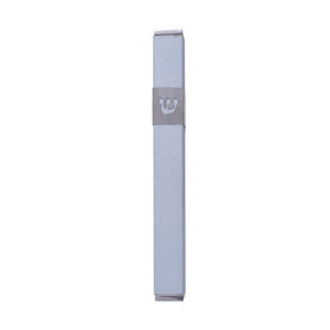 Mezuza "Shin" Stainless Steel 12 cm - Light Blue