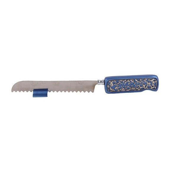 Knife & Metal Cutout - Blue