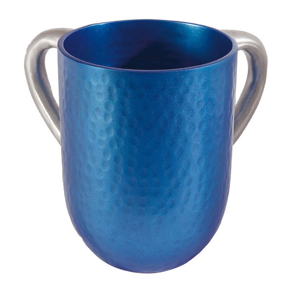 Netilat Yadayim Cup - Hammer Work - Blue