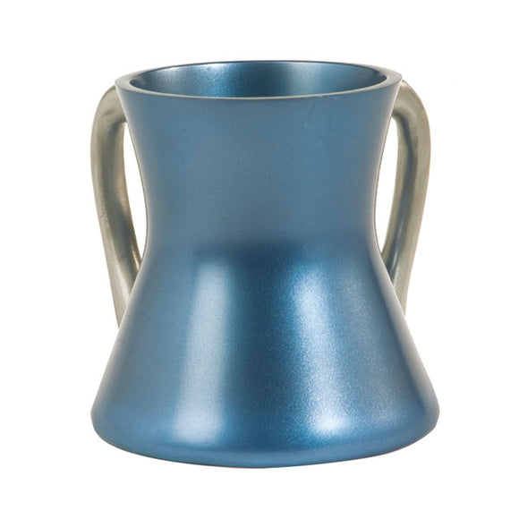 Small Netilat Yadayim Cup - Aluminium - Blue