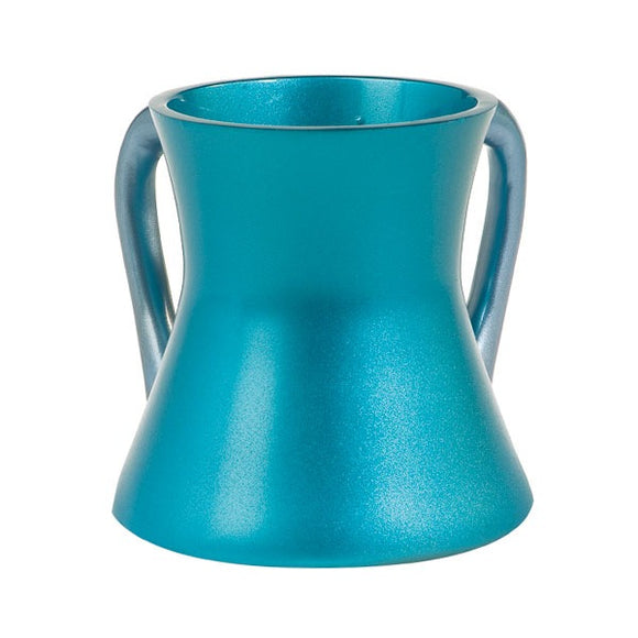 Small Netilat Yadayim Cup - Aluminium - Turquoise