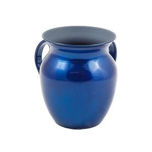 Small Netilat Yedayim Cup - Stainless Steel - Blue