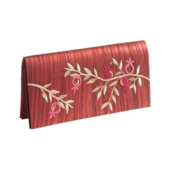 Evening Bag & Embroidery Maroon