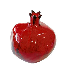 Ceramic Pomegranate - Red Glaze - Medium