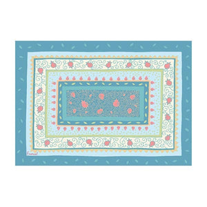 Printed Placemat - Light Blue