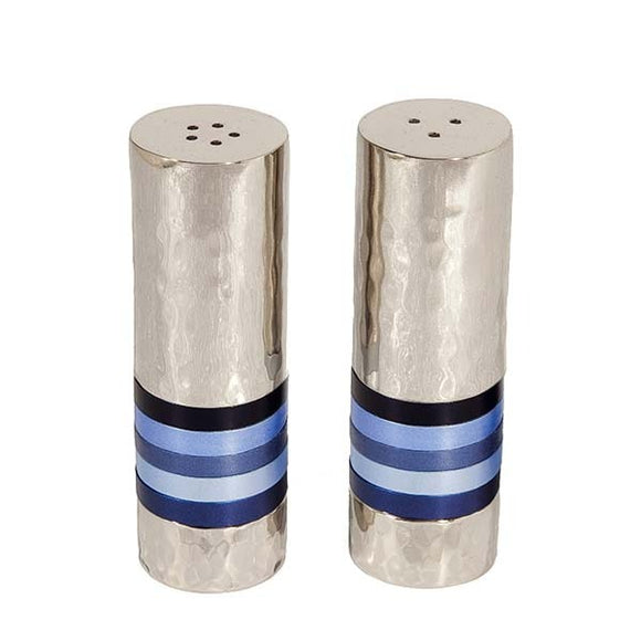 Salt & Pepper Shakers - Rings - Blue