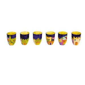 Set Of 6 Small Cups - Jerusalem