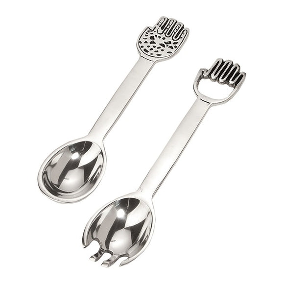 Salad Spoon Set - Hamsa