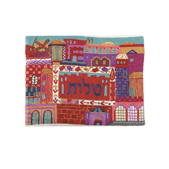 Tallit Bag - Hand Embroidered - Multicolored