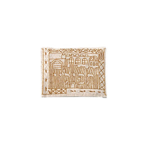Tfilin Bag - Hand Embroidered - Gold