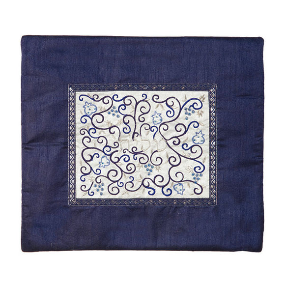 Tallit Bag - Middle Embroidery - Blue & White