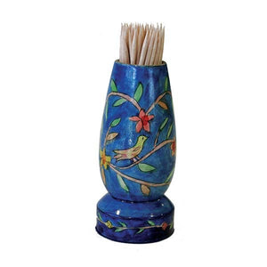 Hand Painted Toothpick Stand - Oriental