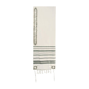 Tallit - Wool - 70" - Jerusalem - Black