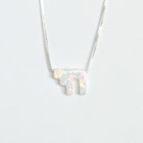 Opal "Chai" Silver/Gold-Plated Necklace