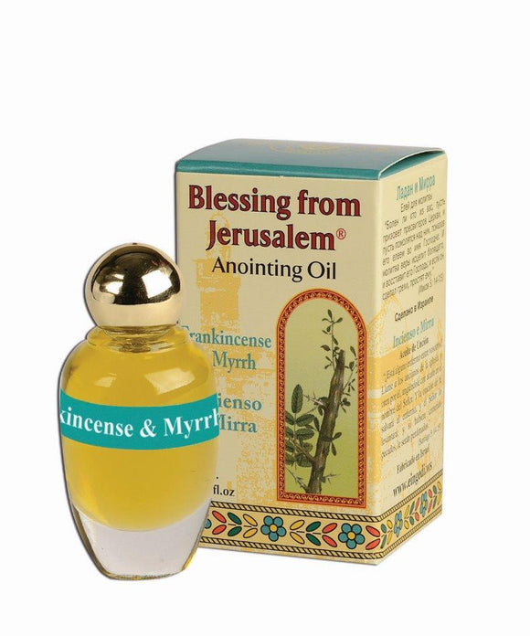 Blessing From Jerusalem Anointing Oil - Frankincese and Myrrh 12 ml - The Peace Of God
