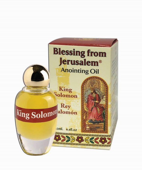 Blessing From Jerusalem Anointing Oil - King Solomon 12 ml - The Peace Of God